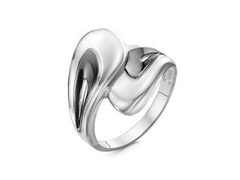 Серебряное кольцо с контрастными вставками